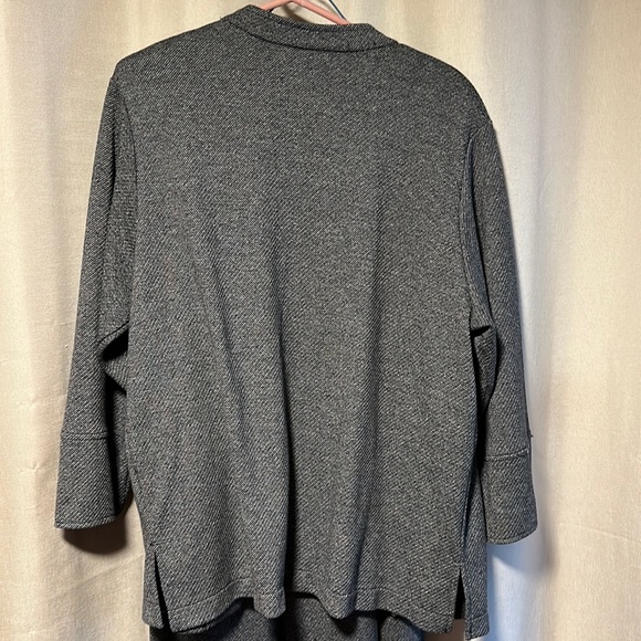 Draper’s & Damon’s Women’s Dark Gray Pant Suit Petite L & XL - Picture 2 of 6